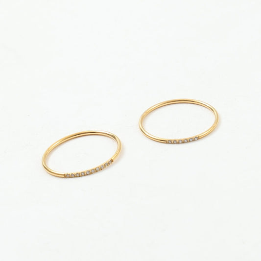 Women's Diamond Simple Elegant Basic Fine Titanium Bracelet