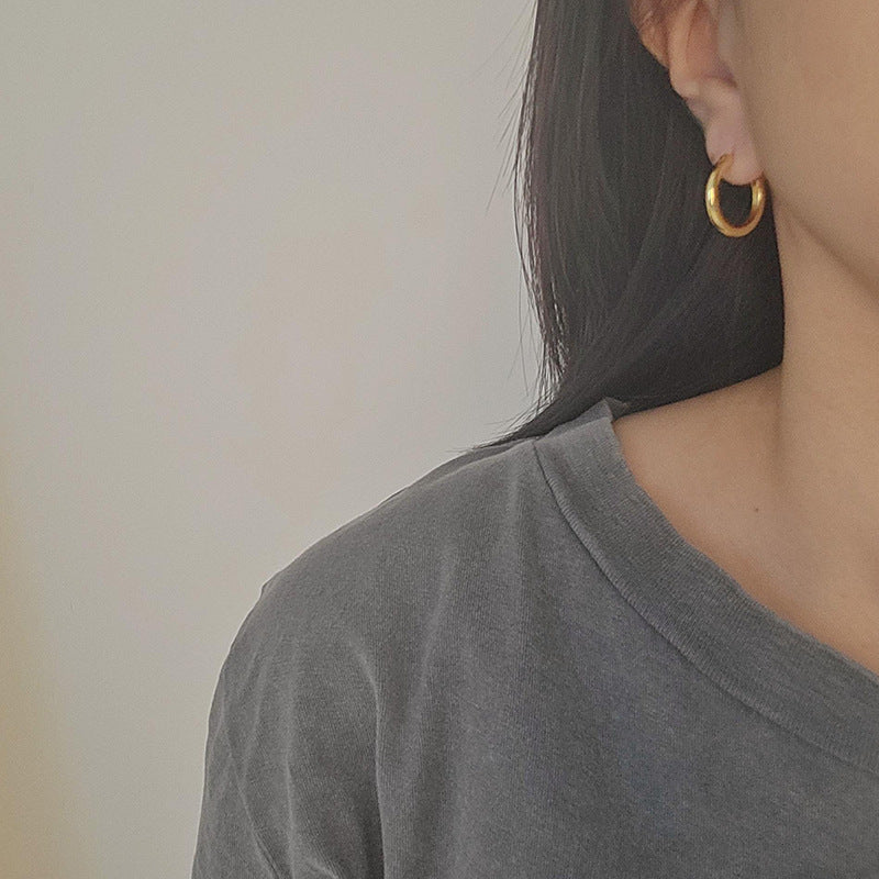 Women's Korean Cool Style Personalized Ear Clip Earrings