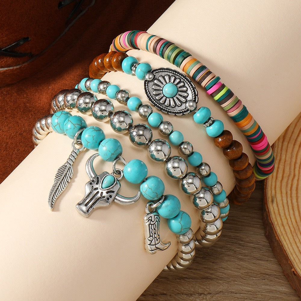 Natural Stone Crystal Personality Fashion Commuter Bracelets