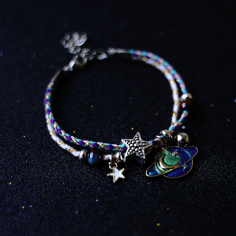 Dream Planet Femme Étoile Lune Paire Bracelets