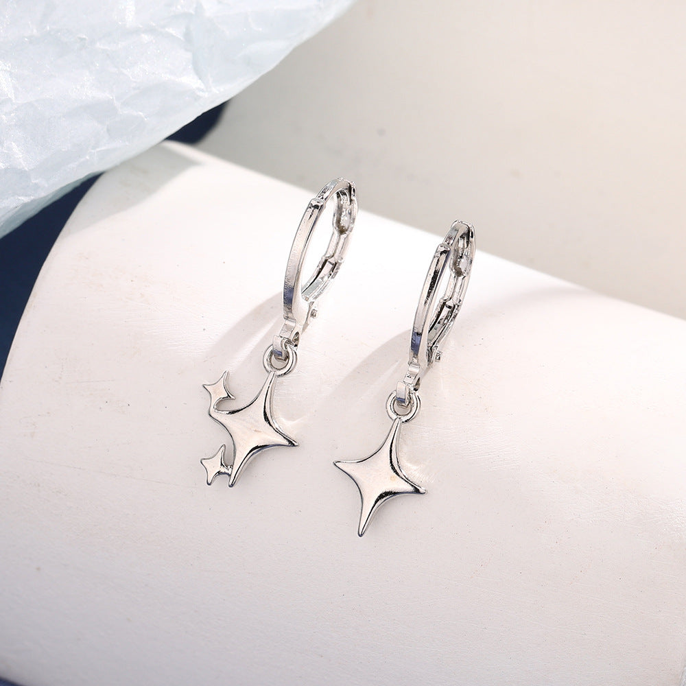 Stars Clip Fashion Simple Creative Lucky Ear Buckle