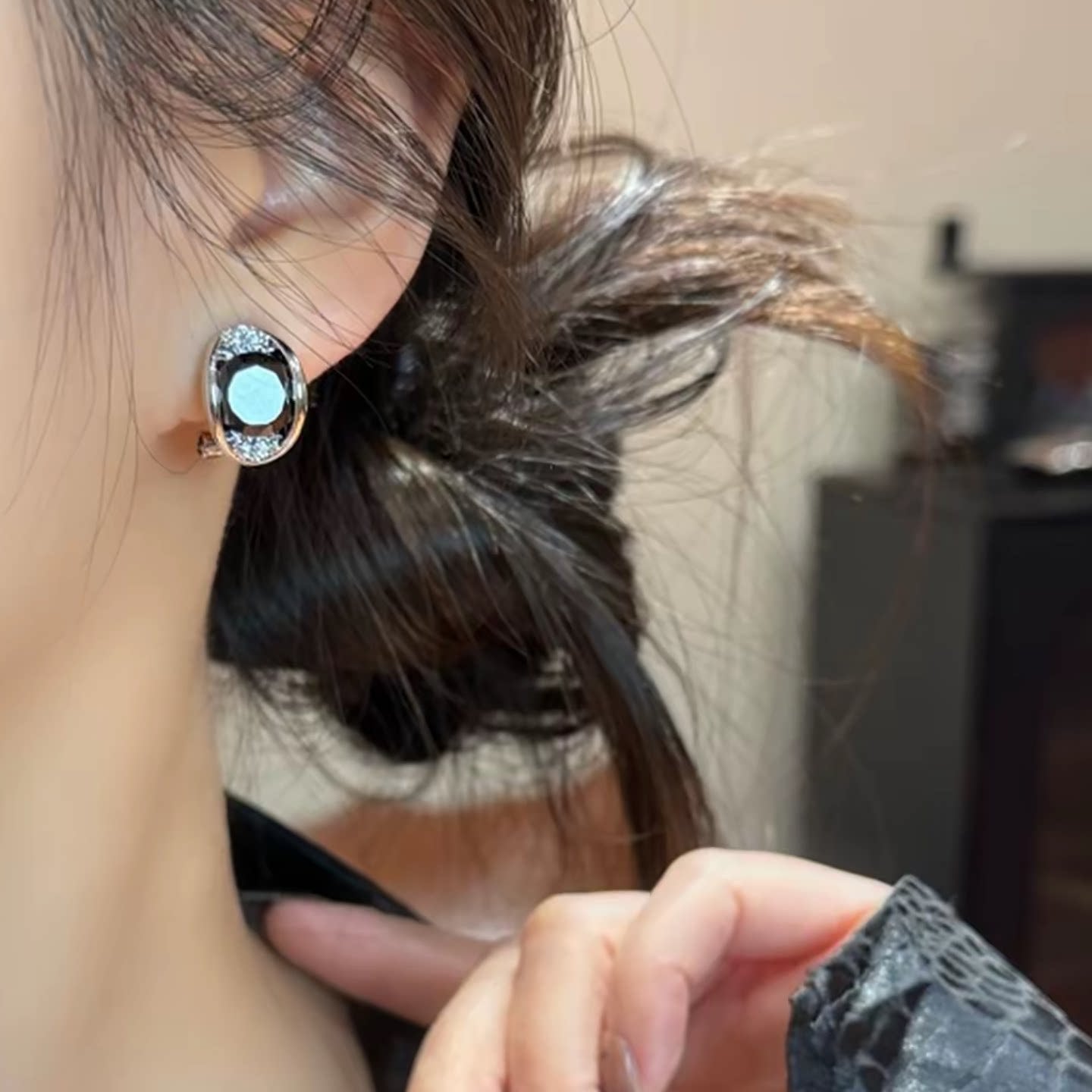 Women's Diamond For Trendy Light Luxury High-grade Cool Style Stud Earrings