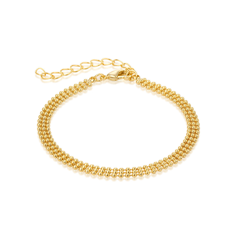 Geometric Metal Simplicity Gold Suit Personality Bracelets