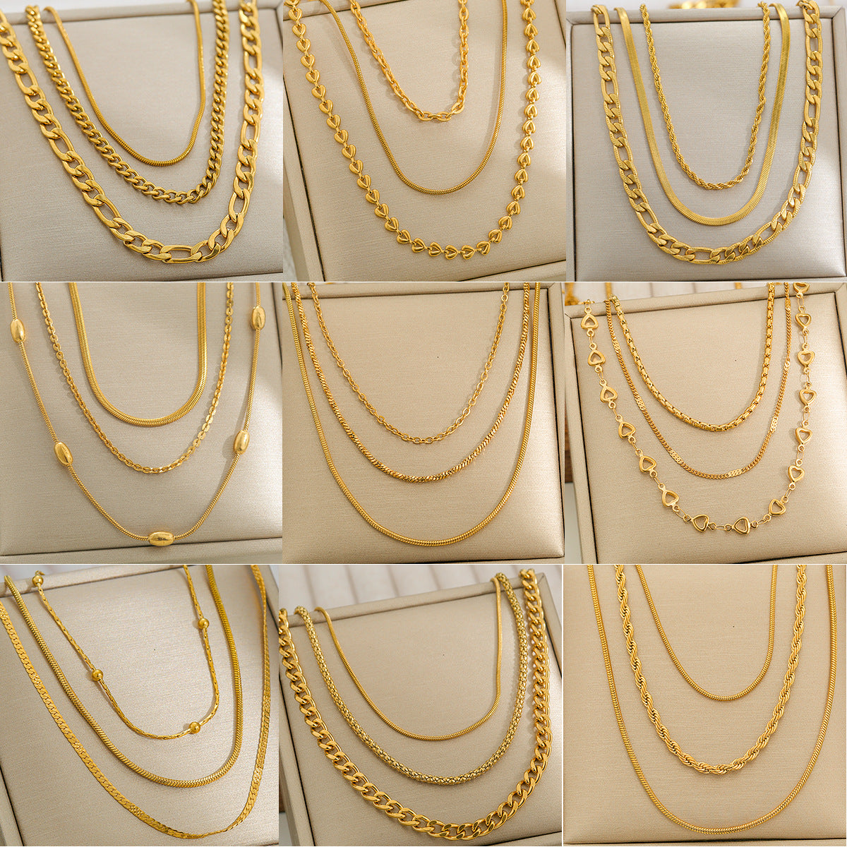 Thin Twin Snake Bone Clavicle Titanium Steel Necklace