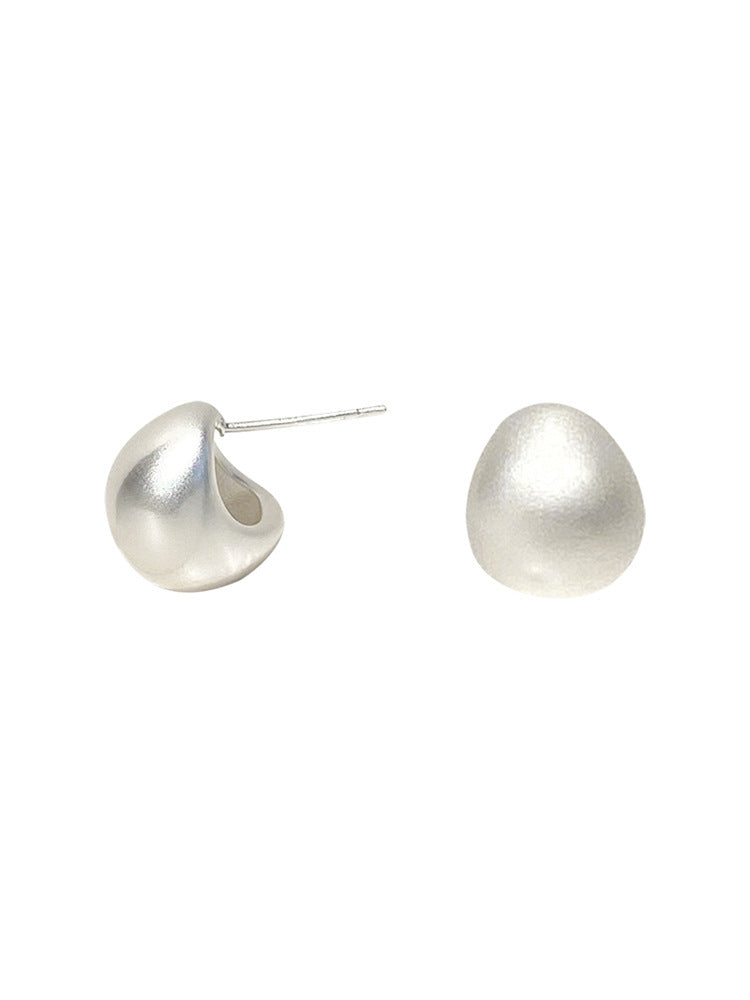 Women's Water Drop High-grade Frosted Metallic Unique Earrings