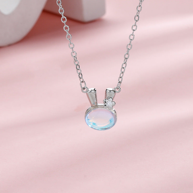 Zodiac Sign Of Rabbit Clavicle Chain Necklaces