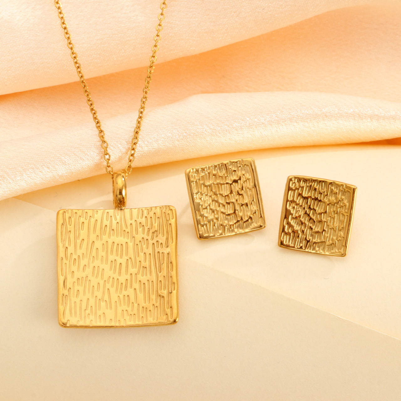 Women's Suit Geometric High Quality Stainless Steel Jewelry Set