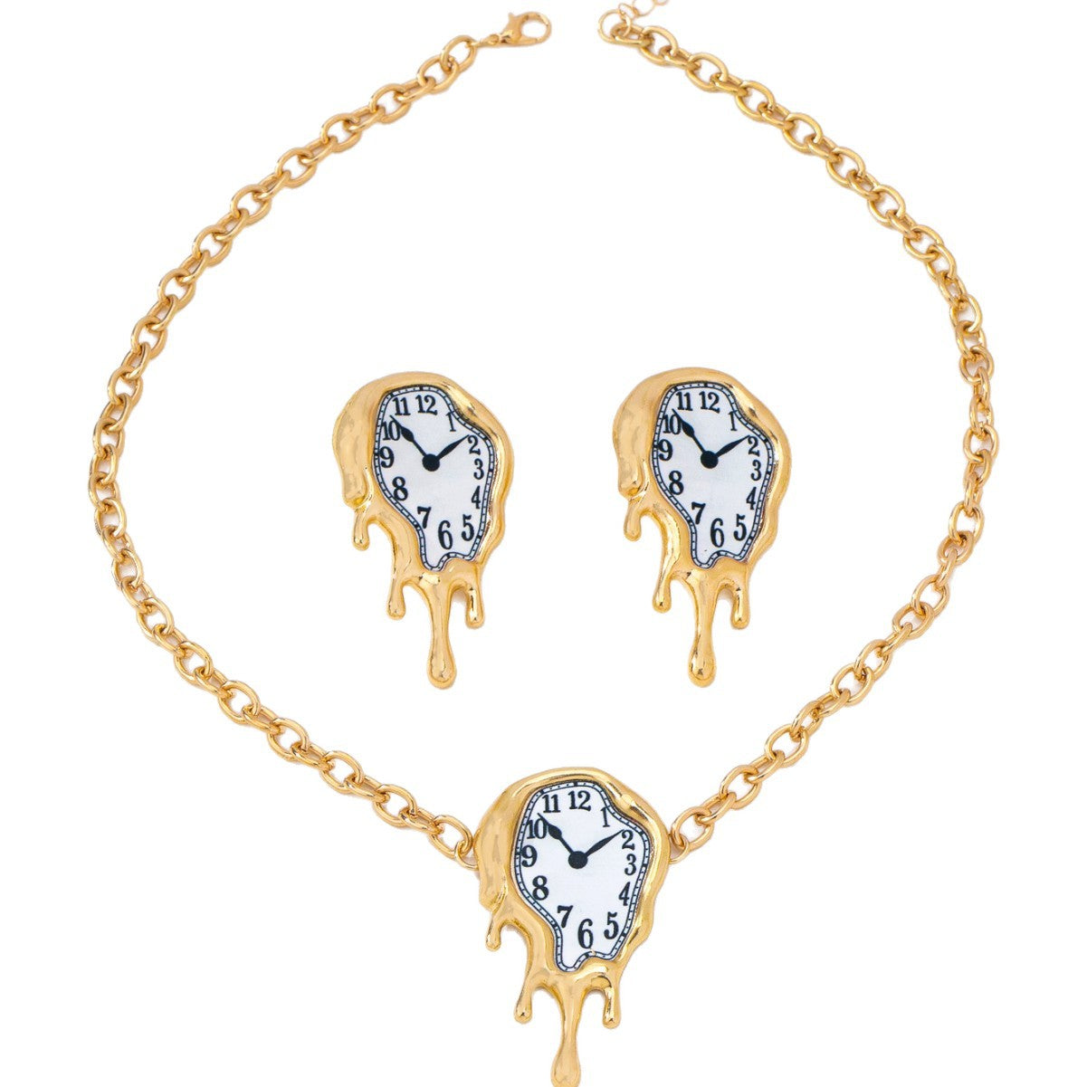 Niche Melting Clock Suite Artistic Sense Dali Wind Rings