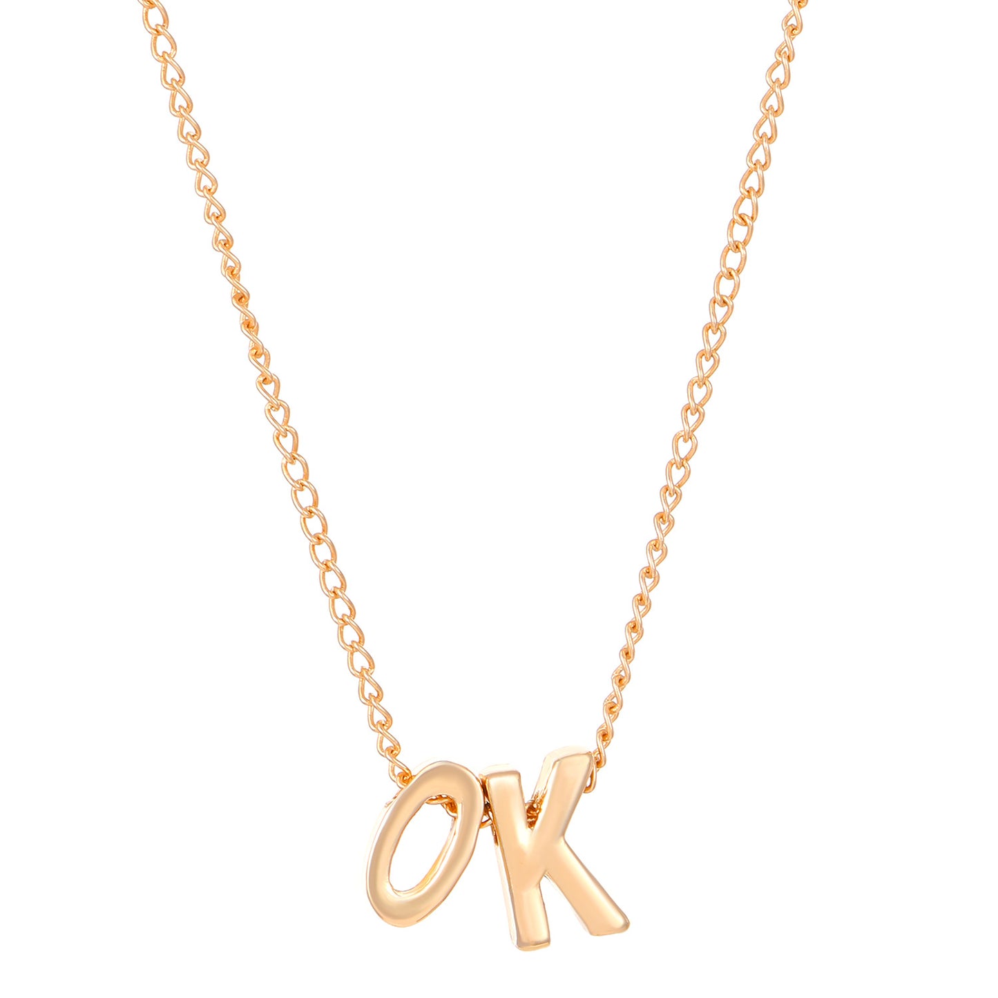 Women's English Letter Retro Fashion Metal Heart Jewelry Set