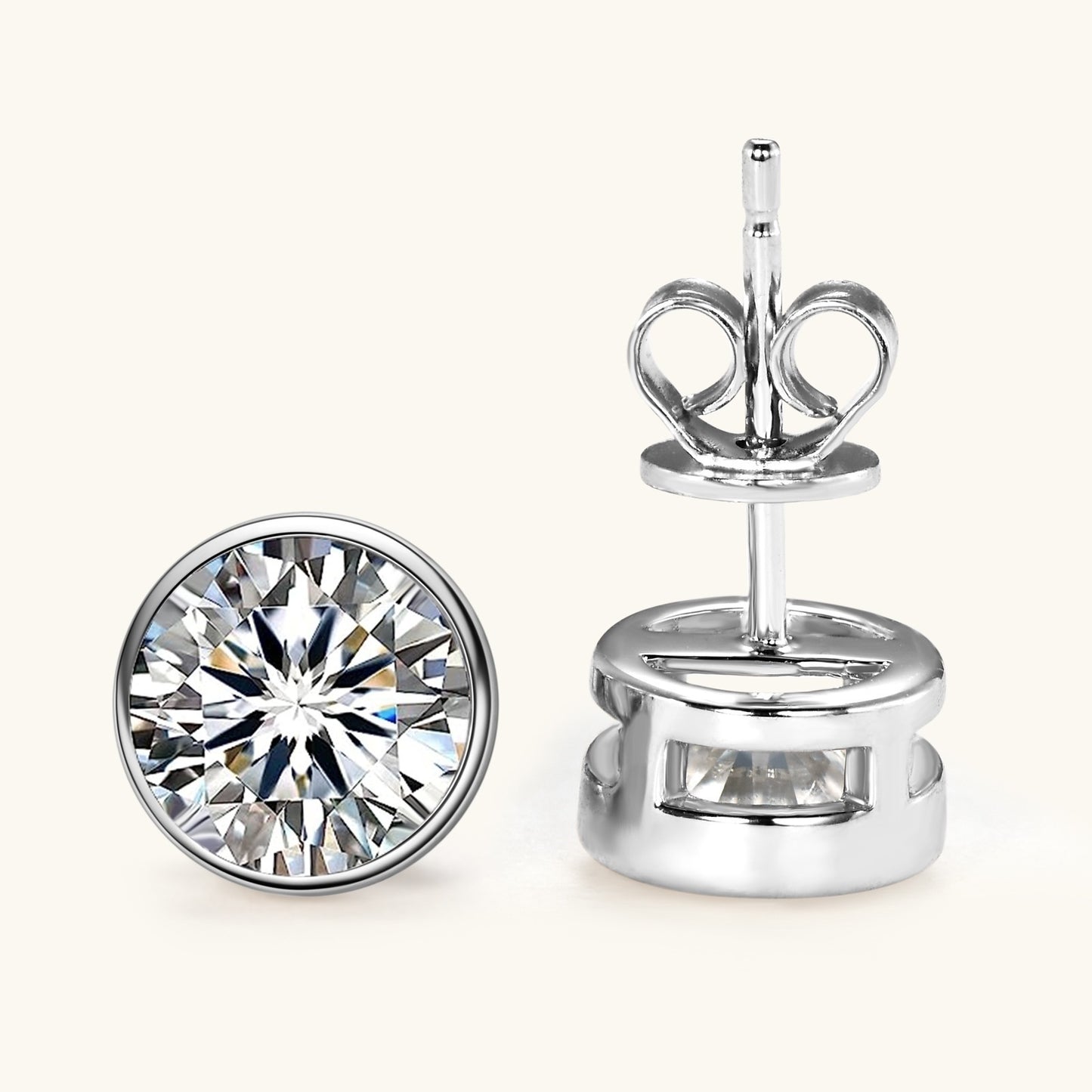 Men's Sier Ear Light Luxury High-grade Niche Female Stud Earrings