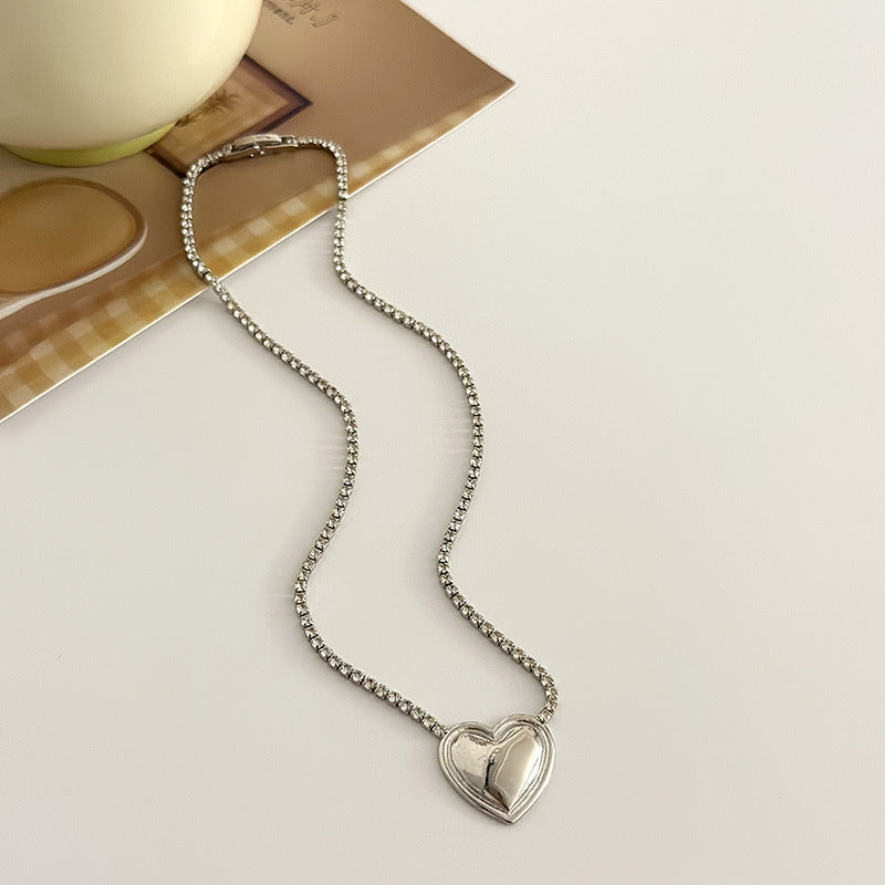 Women's Niche Light Luxury Design Versatile Heart-shaped Necklaces