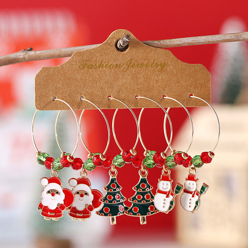 Personalized Simple Christmas Holiday Fashion Creative Earrings