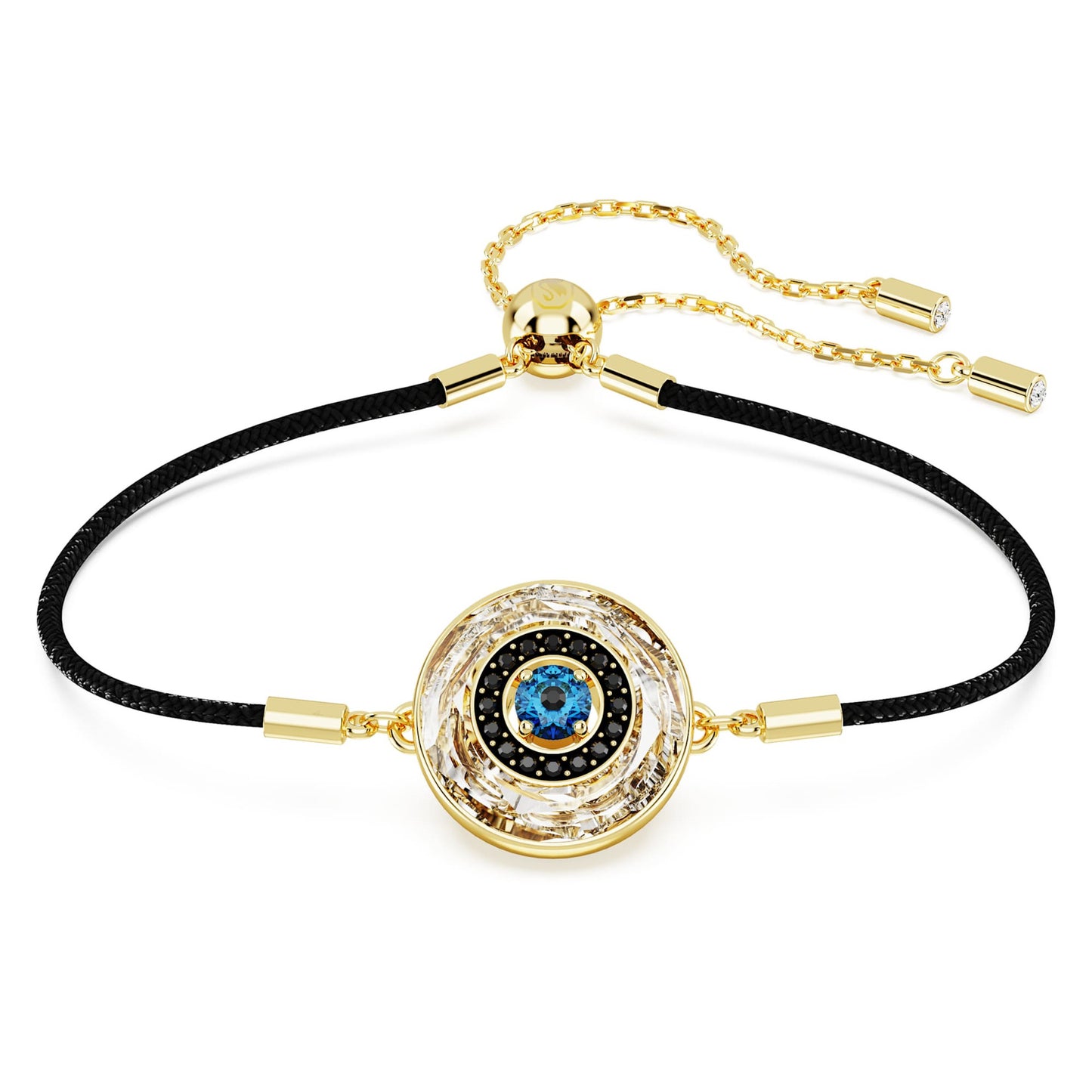Pair Version Devil's Eye Series Tassel Elements Crystal Rings