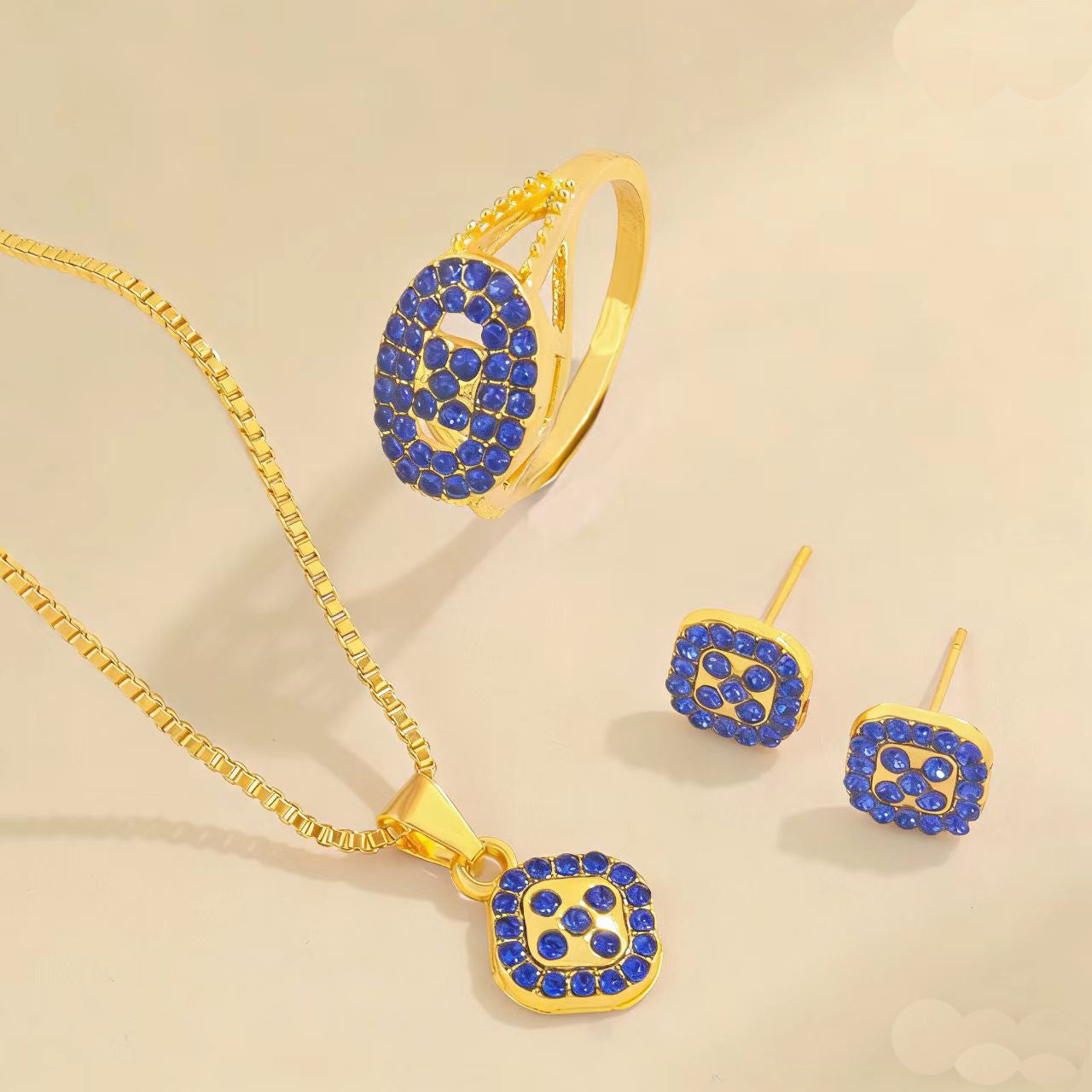 Alloy Light Luxury Geometric Stylish Simple Rings