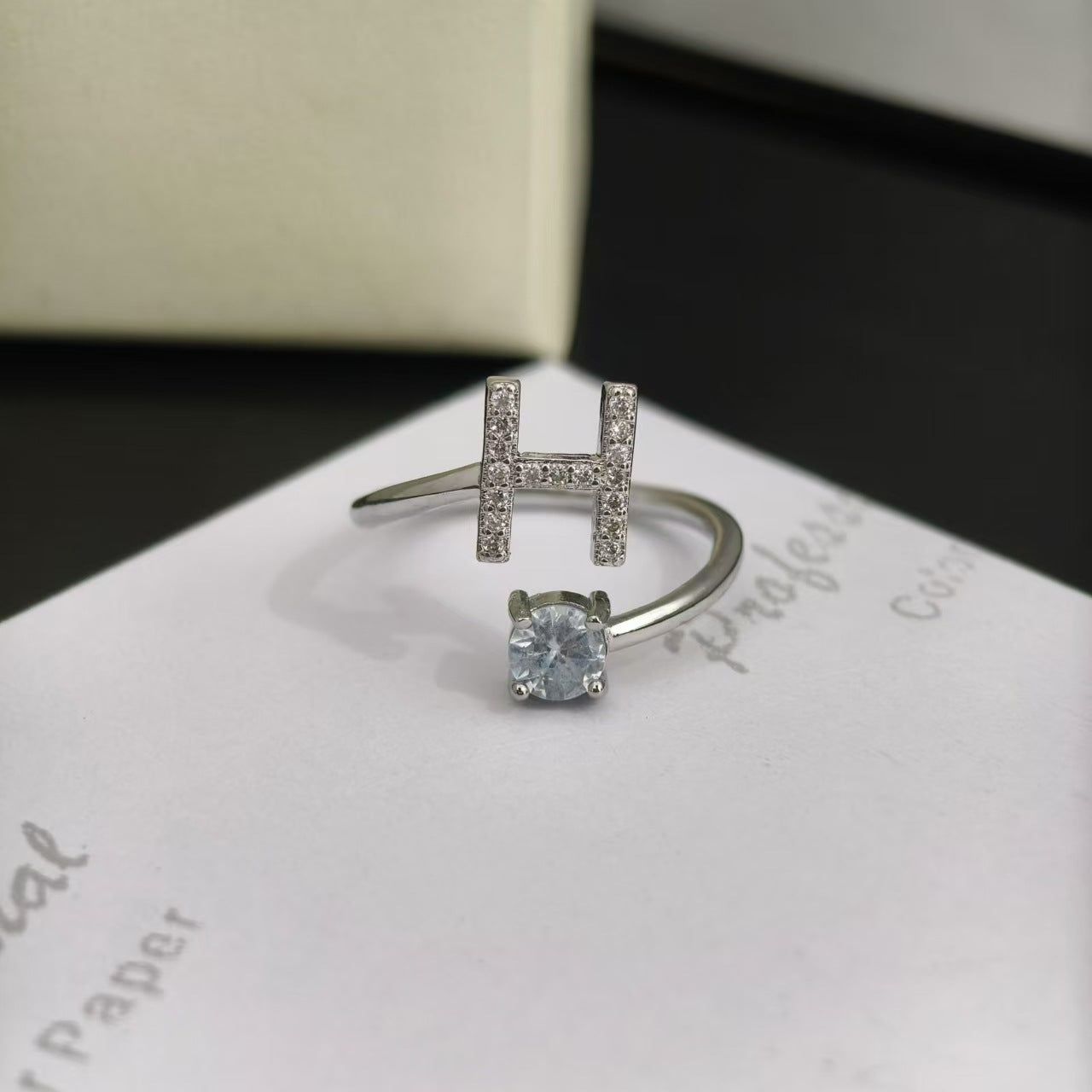Open Female Your Name My Last English Personality Ring