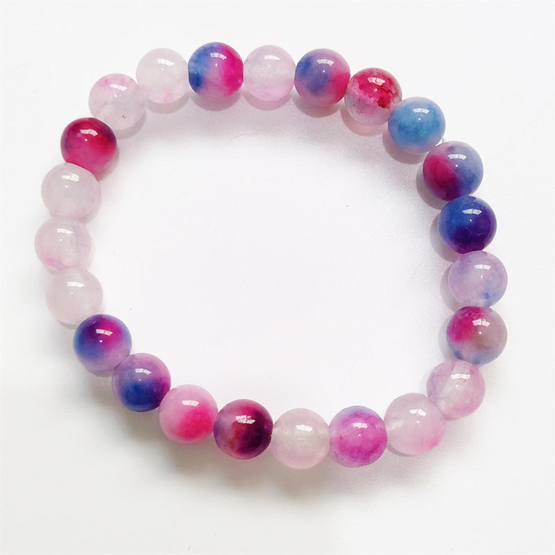 Live Broadcast Chalcedony Beaded Fashion Sweet Bracelets