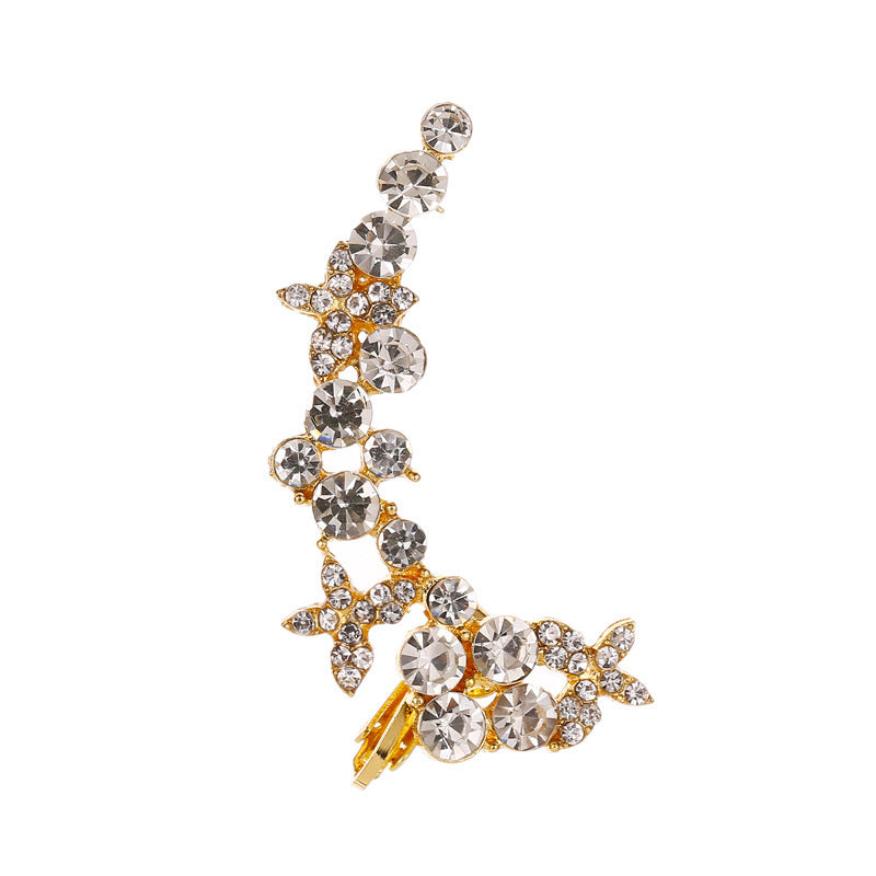 Temperament Butterfly Flower Single Hipster Catwalk Night Ear Clip
