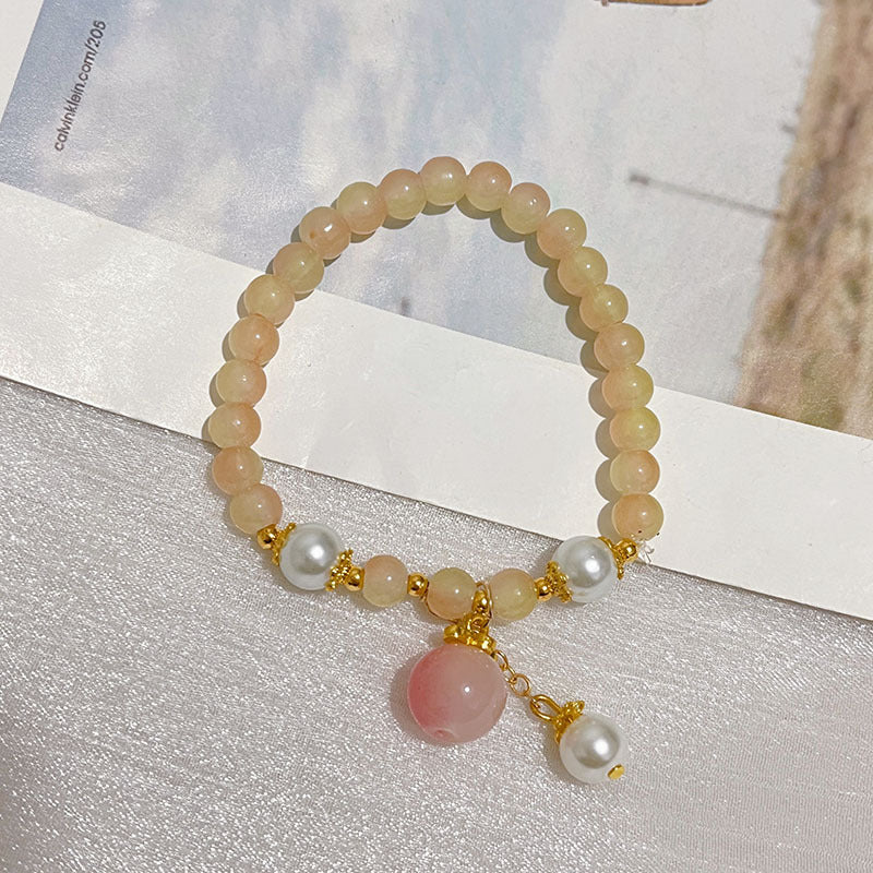 Bracelets de bijoux en cristal simples à la mode dégradé bicolore pour femmes