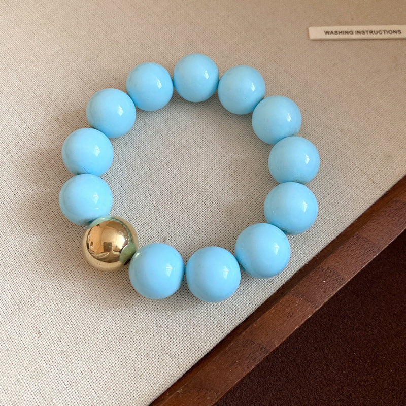 Dopamine Acrylic Beaded Sub Personality Light Luxury Bracelets