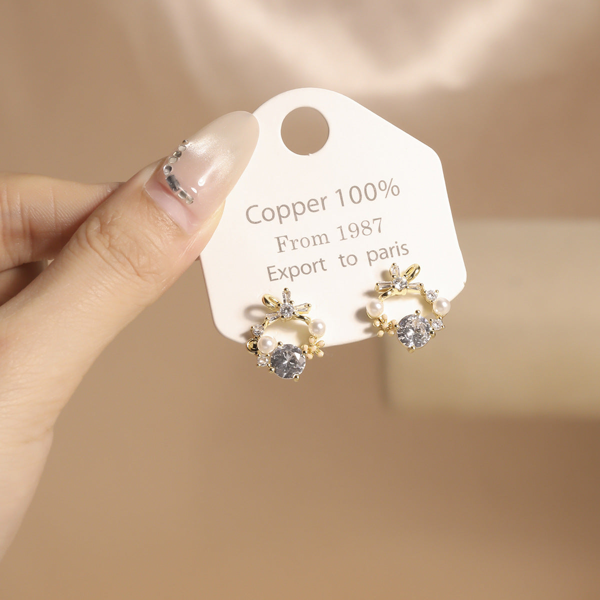 Style Garland Bow Special Interest Light Rings