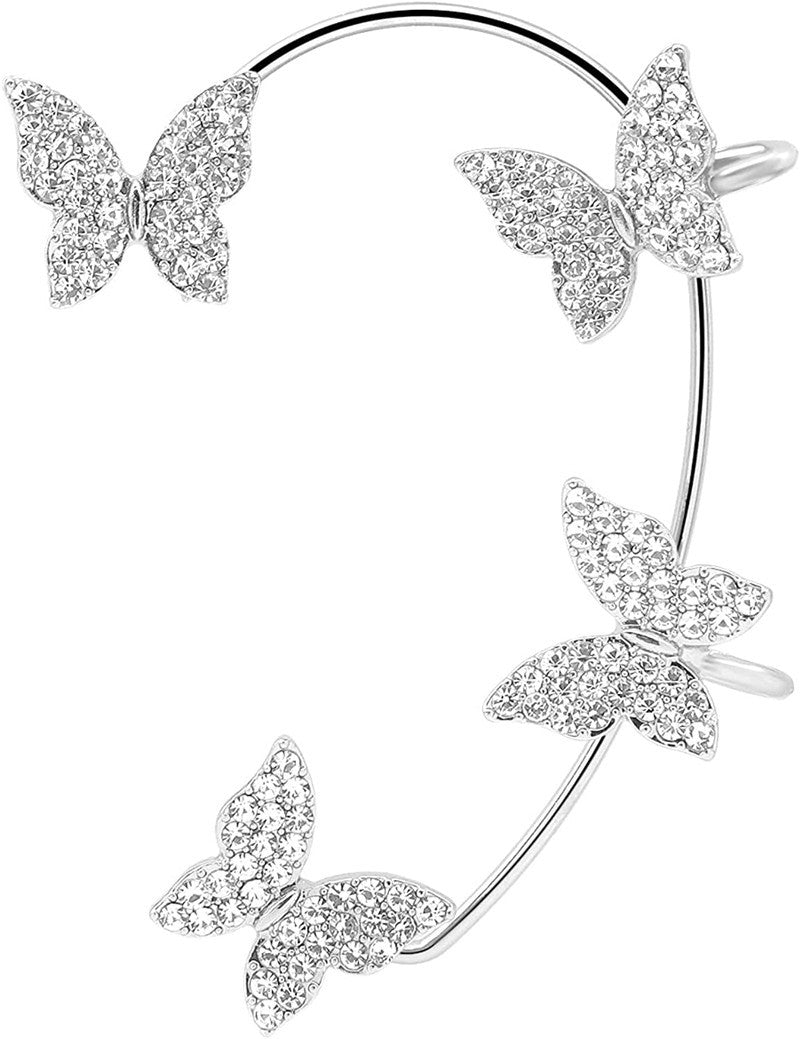 Butterfly No Piercing Hooks Female Light Luxury Temperament Design High Ear Clip