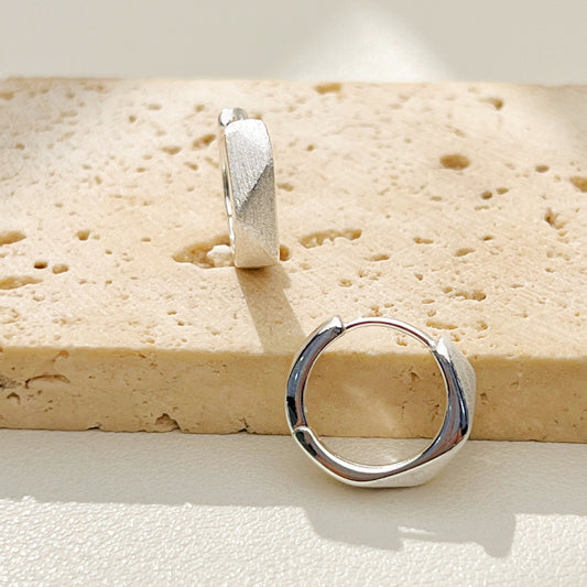 Irregular Round Clip Fashion Simple Commute Ear Buckle