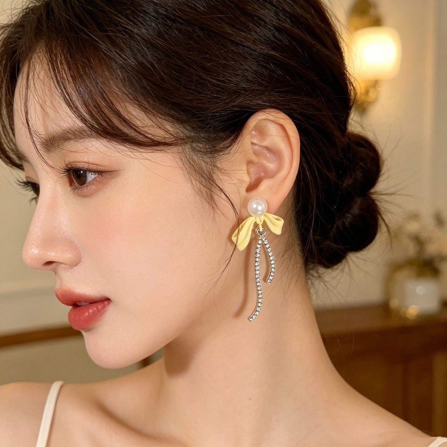 Luxury Long Fringe Simple Graceful Female Ear Clip