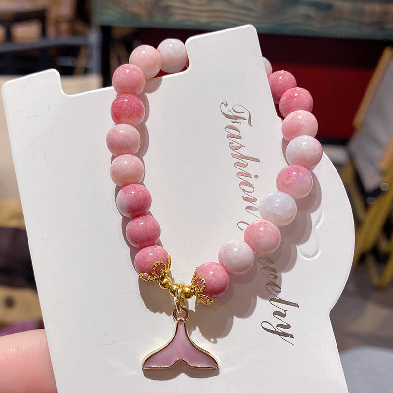 Clow en mélamine pour femmes, cadeau mignon en céramique pour bracelets