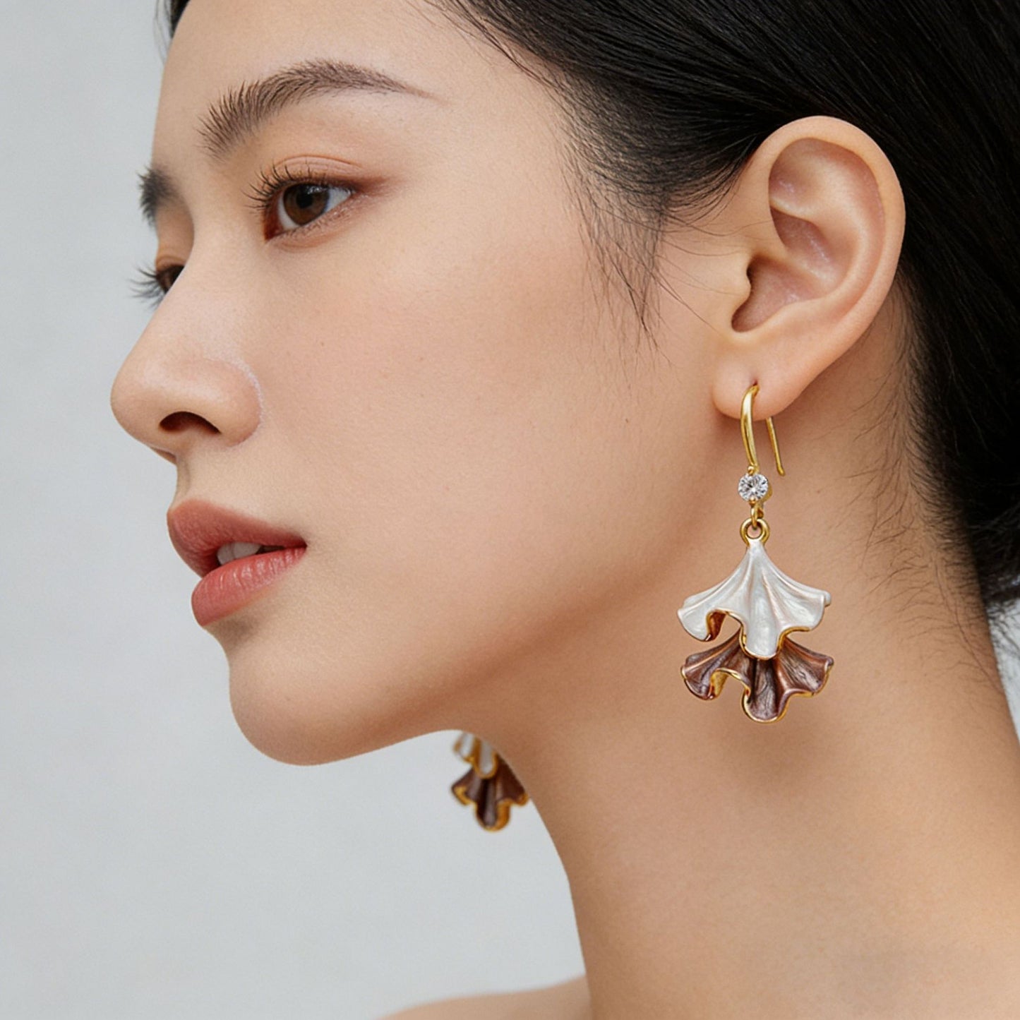 Women's Purple Tassel High-grade Light Luxury Ear Rings