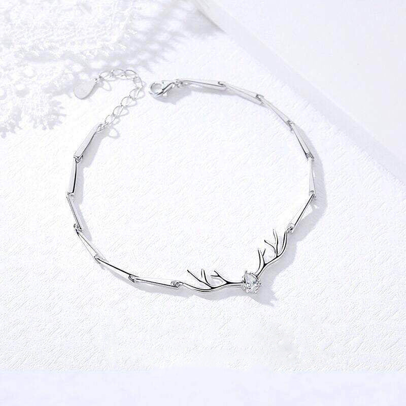 Korean Style Simple Carrying Strap Girlfriends Antlers Double Bracelets