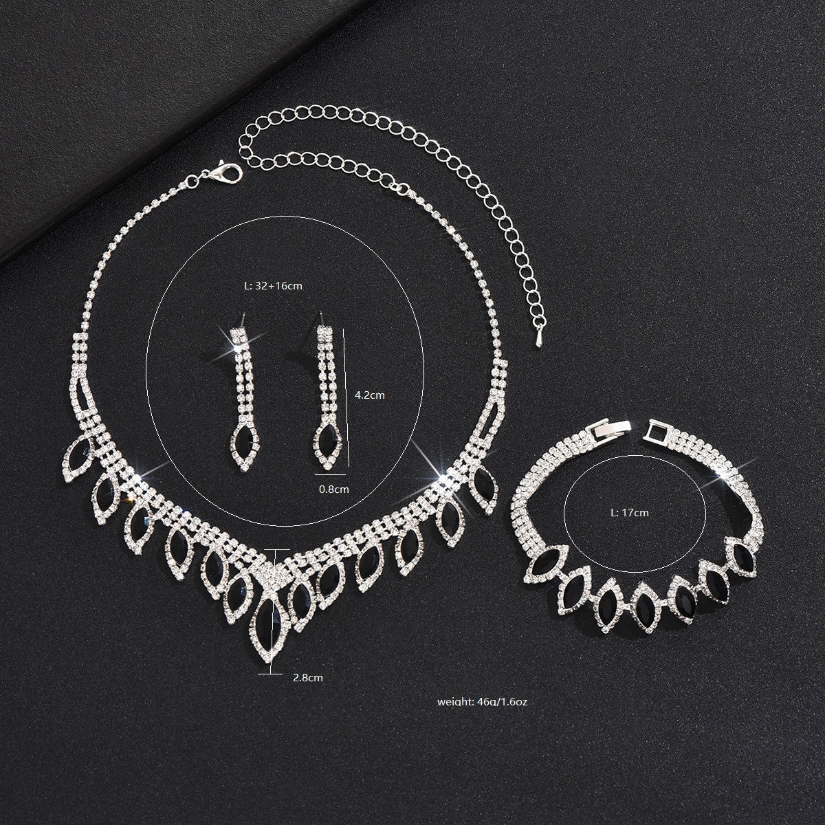 Glamorous Innovative Fashion Bridal Wedding Dress Jewelry Set