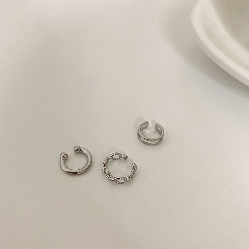 High-grade Chain No Pierced Female Elegance Retro Ear Clip