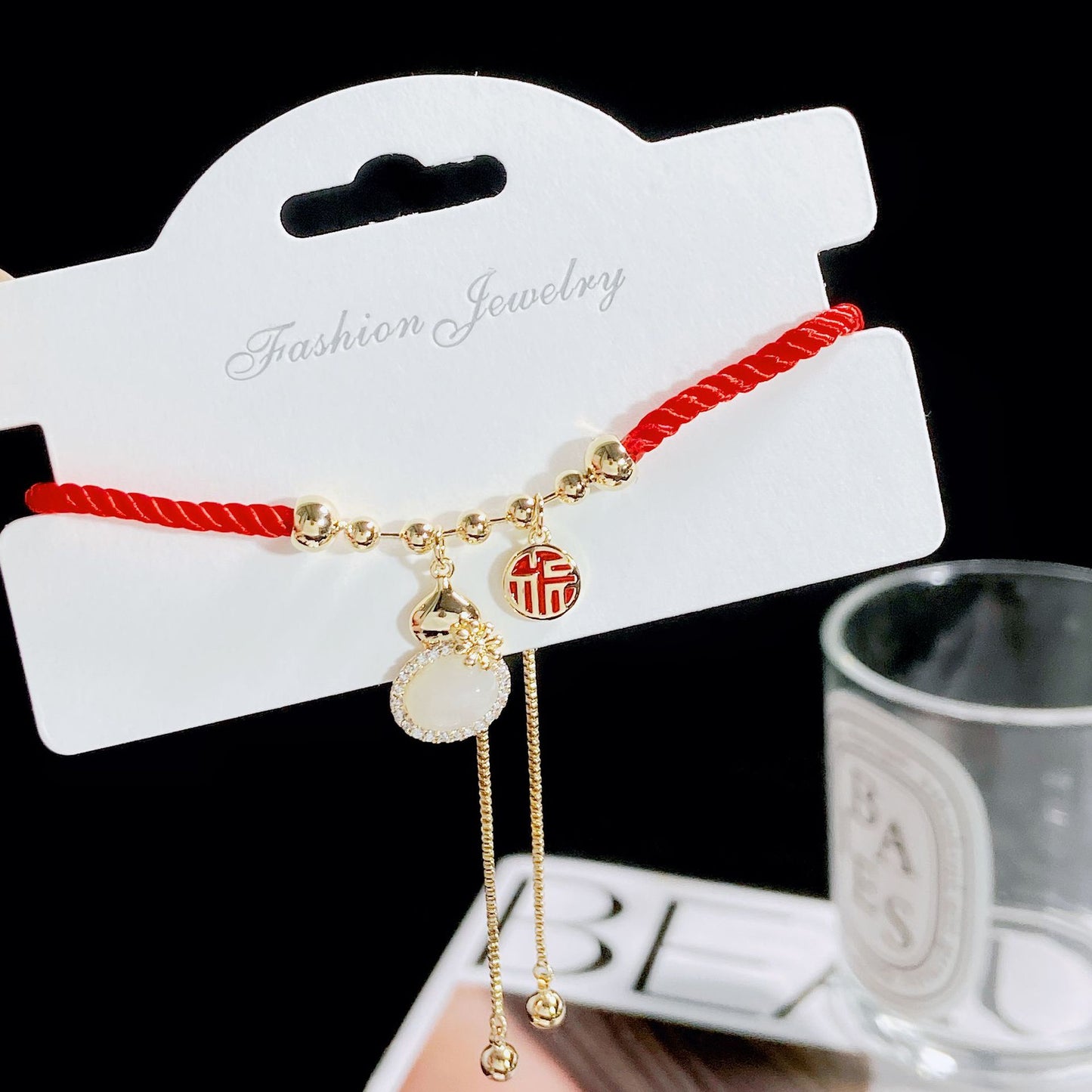 Red Rope Drawstring Fashion Life Woven Bracelets