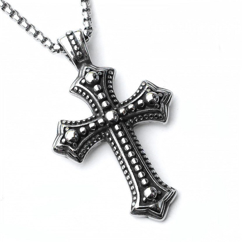 Men's Punk Titanium Steel Skull Personality Retro Domineering Necklace