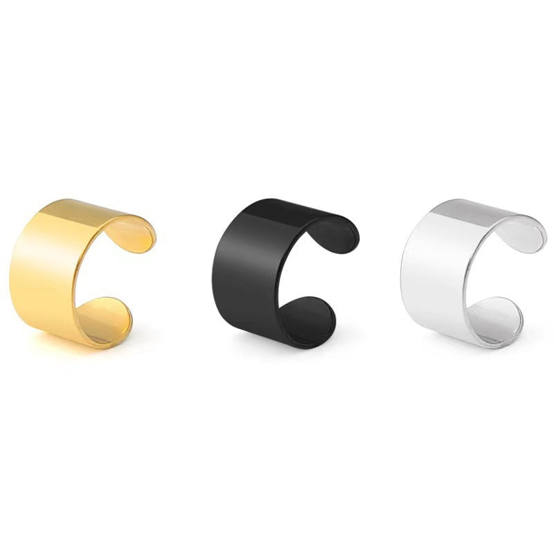 Fashion Stainless Steel Type Flat Spring Titanium Ear Clip