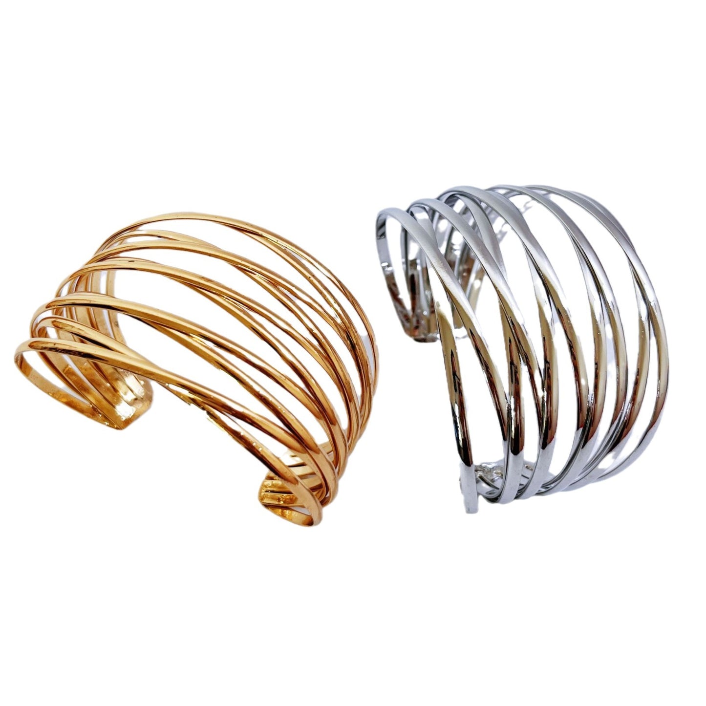 Simple Hollow Semicircle Opening Trend Geometric Bracelet