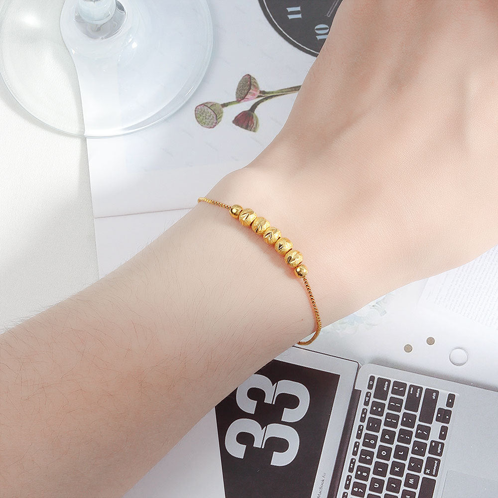 Weibliches Nischendesign „Five Blessings Simple Girlfriends“-Armbänder