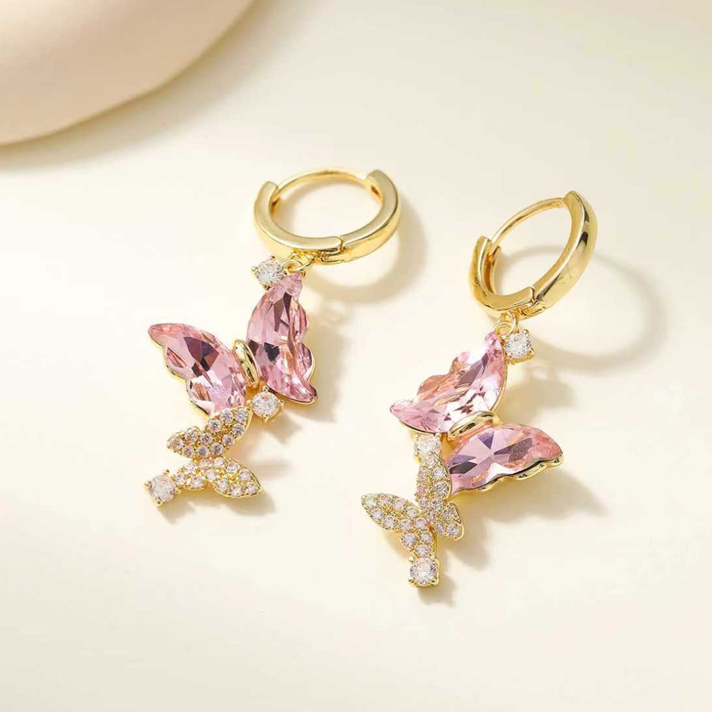 High-grade Double Butterfly Super Refined Grace Minority Earrings