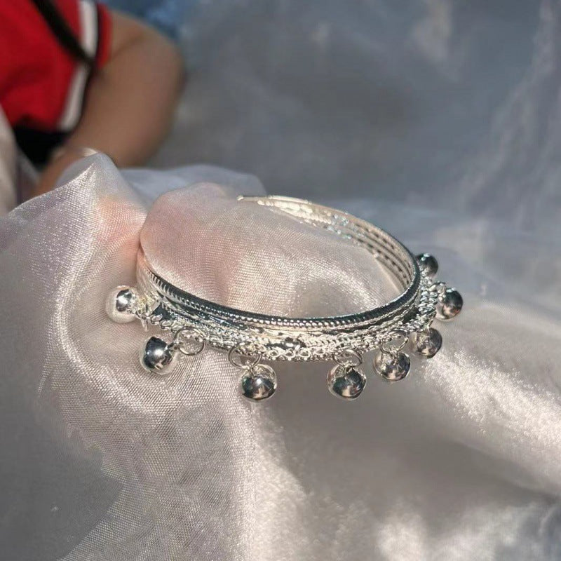 Bell Adjustable Everyday Joker Ethnic Style With Han Chinese Clothing Bracelets