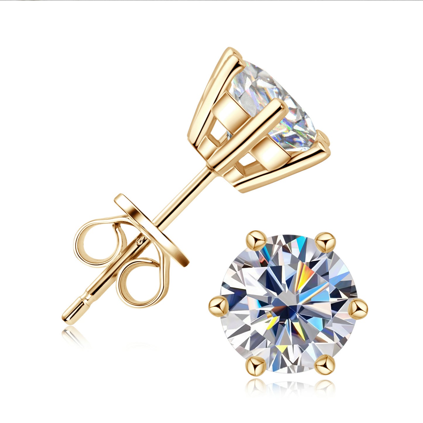 Men's Sier Ear Light Luxury High-grade Niche Female Stud Earrings