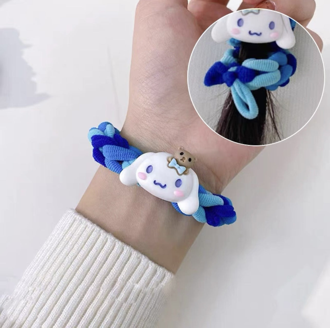 Bracelets de bande dessinée en caoutchouc tissés à la main