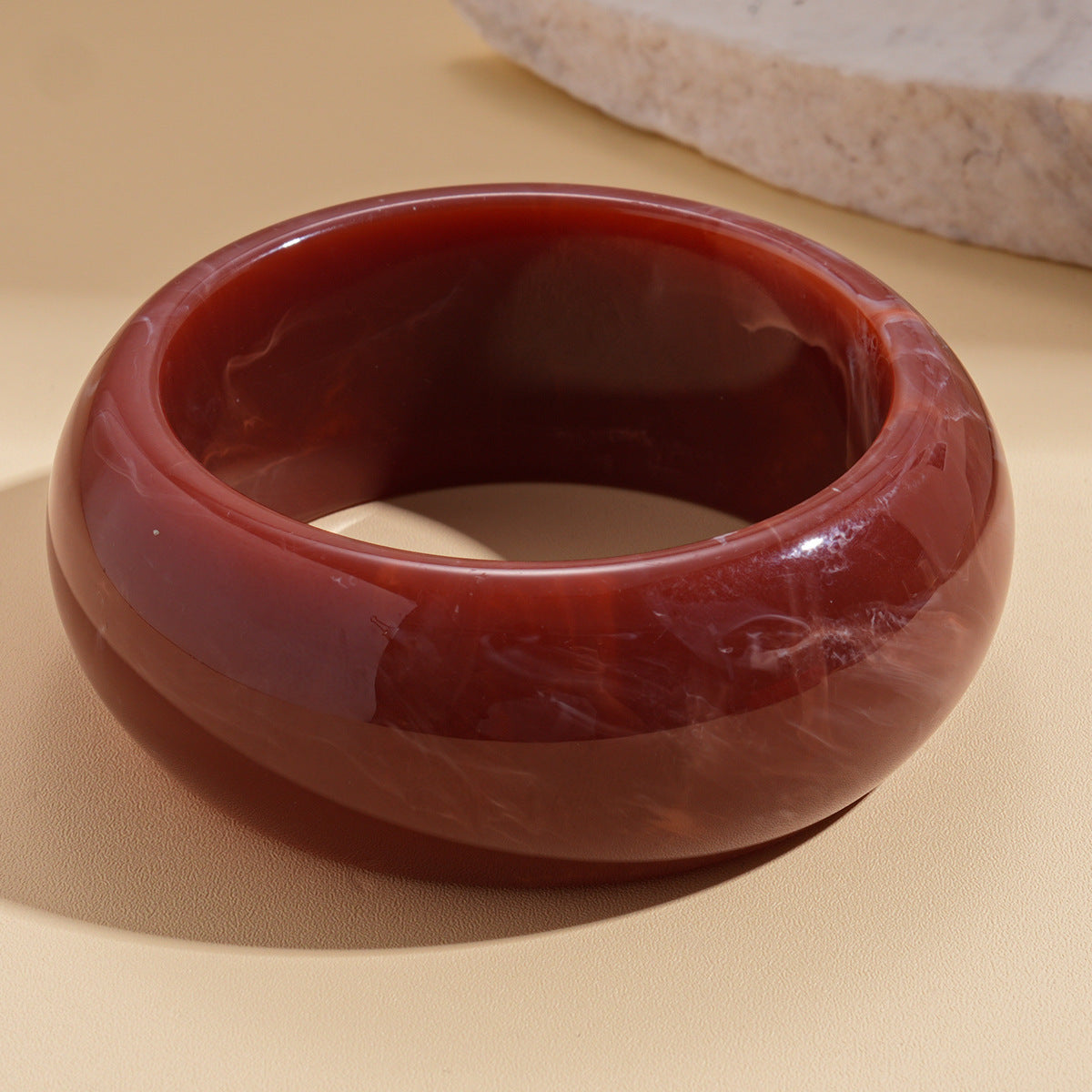 Women's Irregular Resin Minority Simple Retro Temperament Personality Fashion Design Unique Bracelets