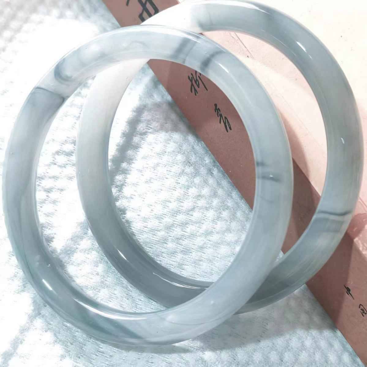 Rock Jade Bangle Round Bar Imperial Concubine Live Bracelet