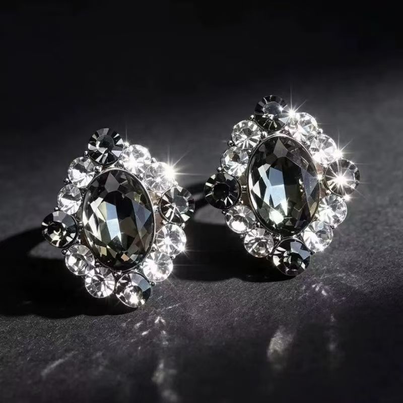 Rhombic Ear Simple Retro Temperament High Sense Rings