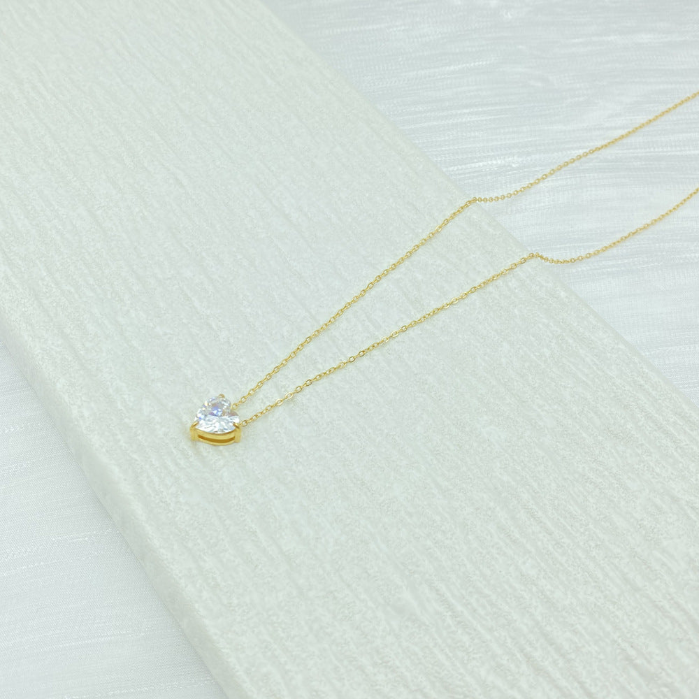Diamond Love Twee Constellations Titanium Steel Material Does Necklace