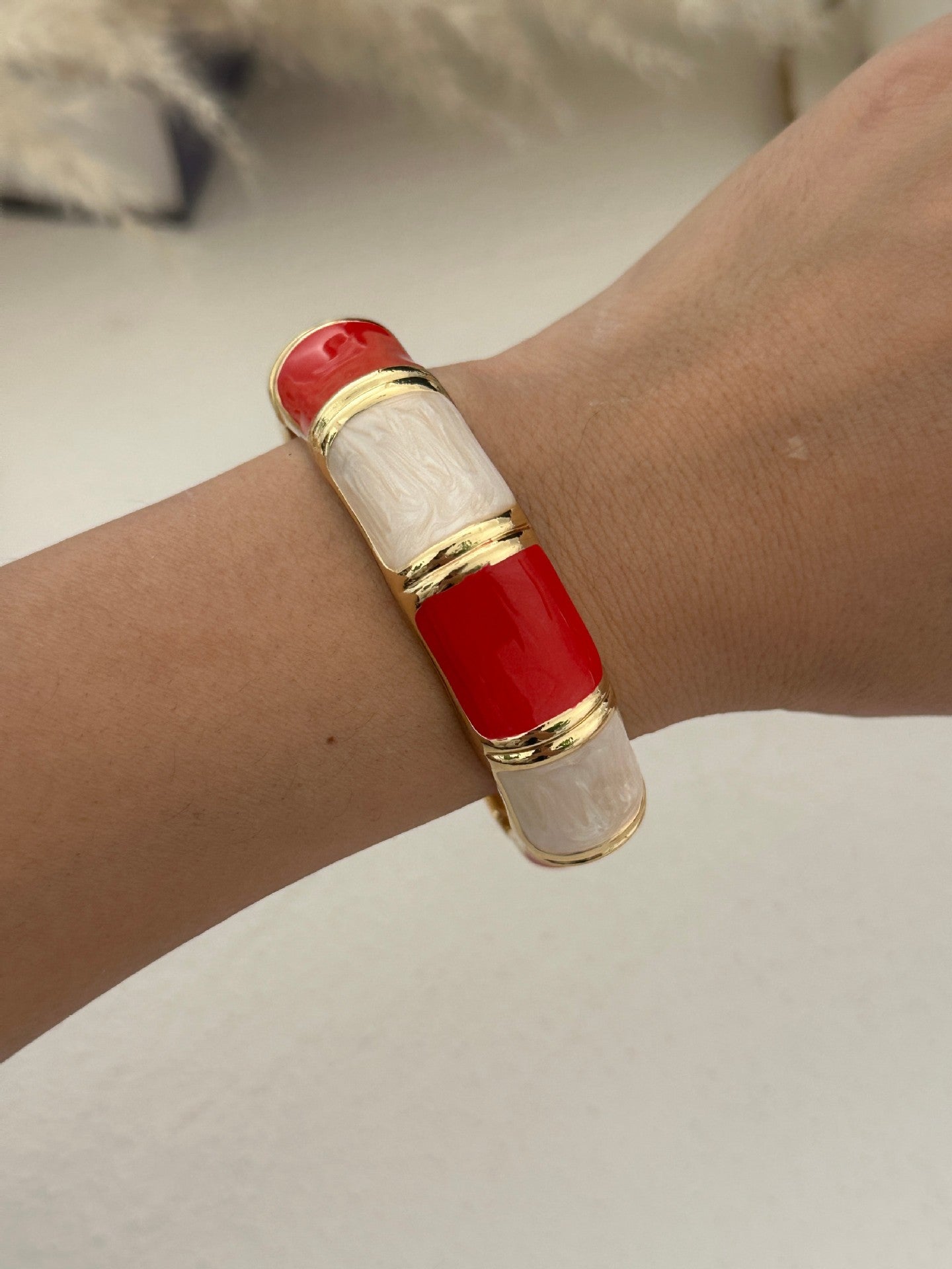 Alloy Female Personality Enamel Drop Oil Vacation Style Bracelets