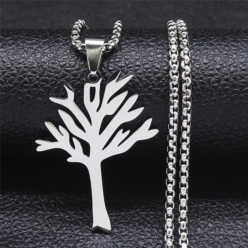 World Peace Tree Of Life Alloy Hip Hop Cool Snake Necklace