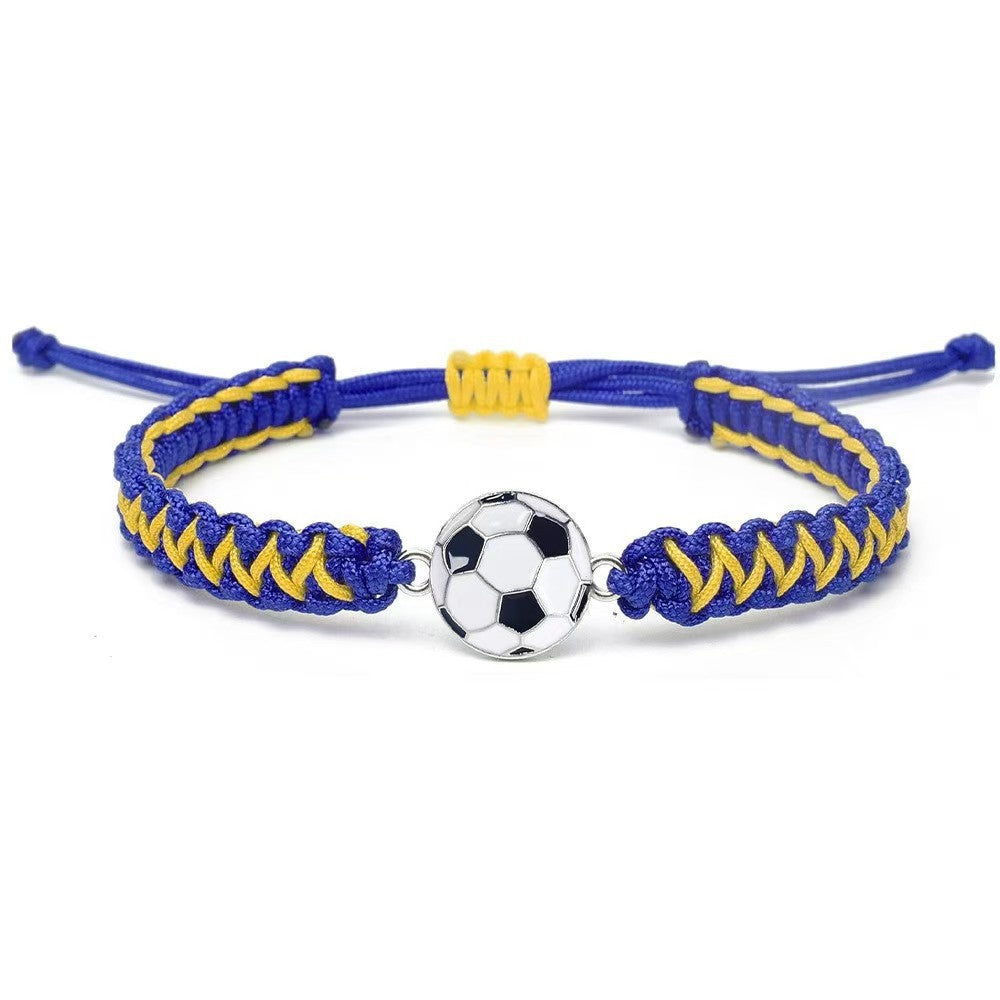Women's & Men's Football Weaving Trend Western Style Sports Drawable Bracelet