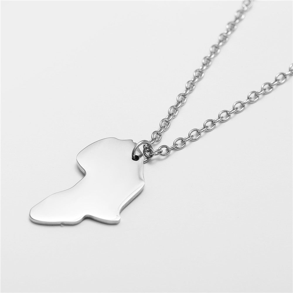 Men's Hip Hop Stainless Steel And Pendant Simple Necklaces