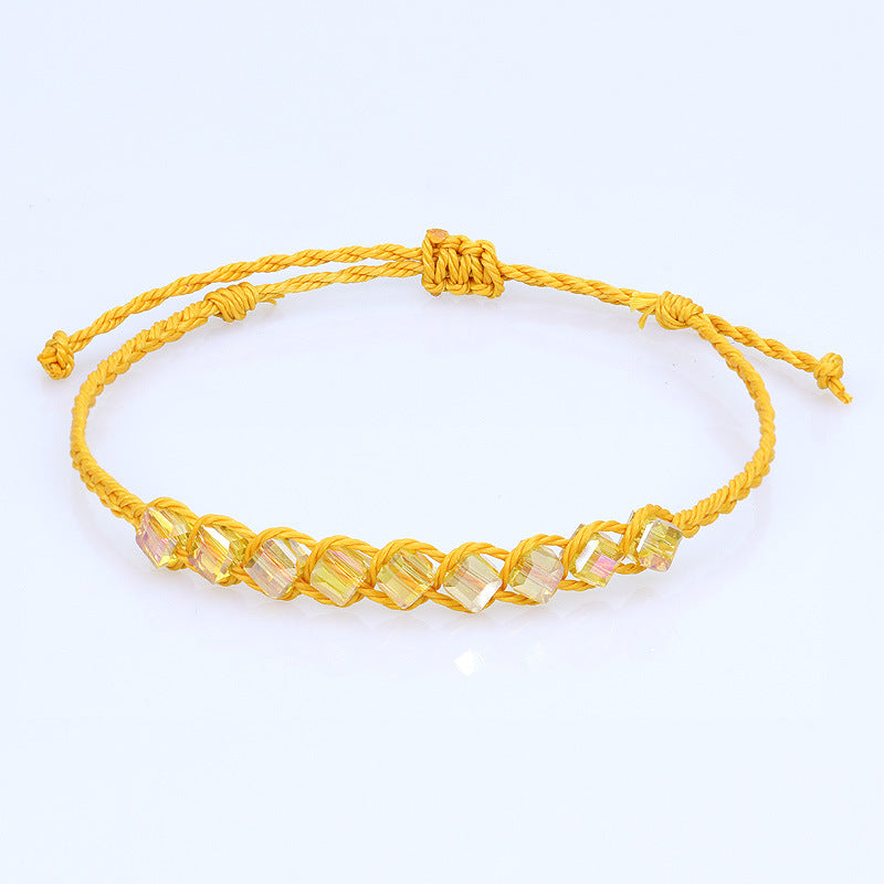 Women's Woven Waterproof Wax Line Bohemian Creative Elegant Bracelet